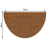 Doormat Lucius Natural Half Moon 40X70Cm,